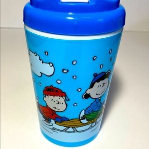Zak! Designs Thermos Tumbler Peanuts Charlie Brown Snoopy Lucy Charles M Schultz